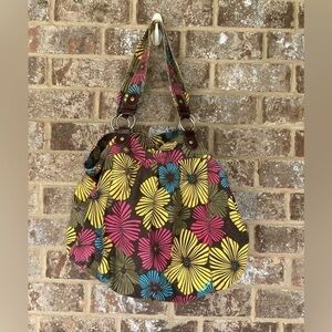 AMICI Accessories cute floral purse 16x5x10 zipper